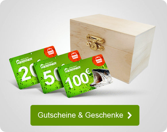 Unser Sortiment für Gutscheine und Geschenke für Angler