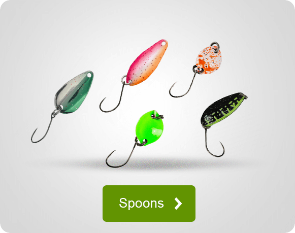 Spoons für das Angeln auf Forelle
