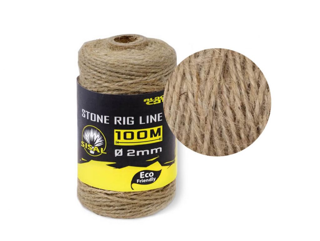 Black Cat Stone Rig Line Schnur 100m Seil Steinmontage 2mm Waller Wels