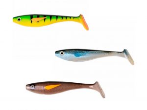 Gummifisch Shad 2 Stück GUNKI BOX G’BUMB  3,1“  8 cm  Orange Chart Belly 