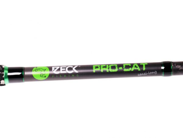 Zeck Fishing Pro Cat Sensi Long Detailansicht Aufschrift