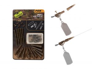 Fox Edges Camo Safety Lead Clip Kit Karpfennontage