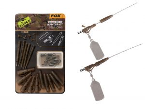 fox edges camo power grip lead clip kit Karpfenmontage