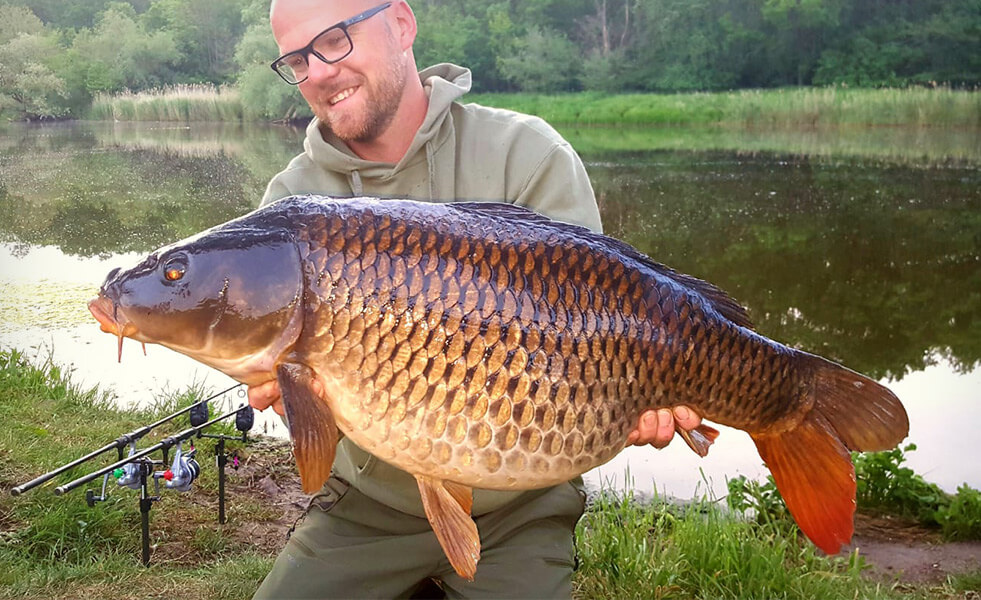 Fangbild zum Karpfenangeln