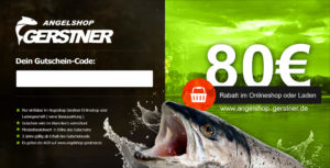 80 Euro Gutschein für Angler