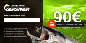 90 Euro Gutschein für Angler