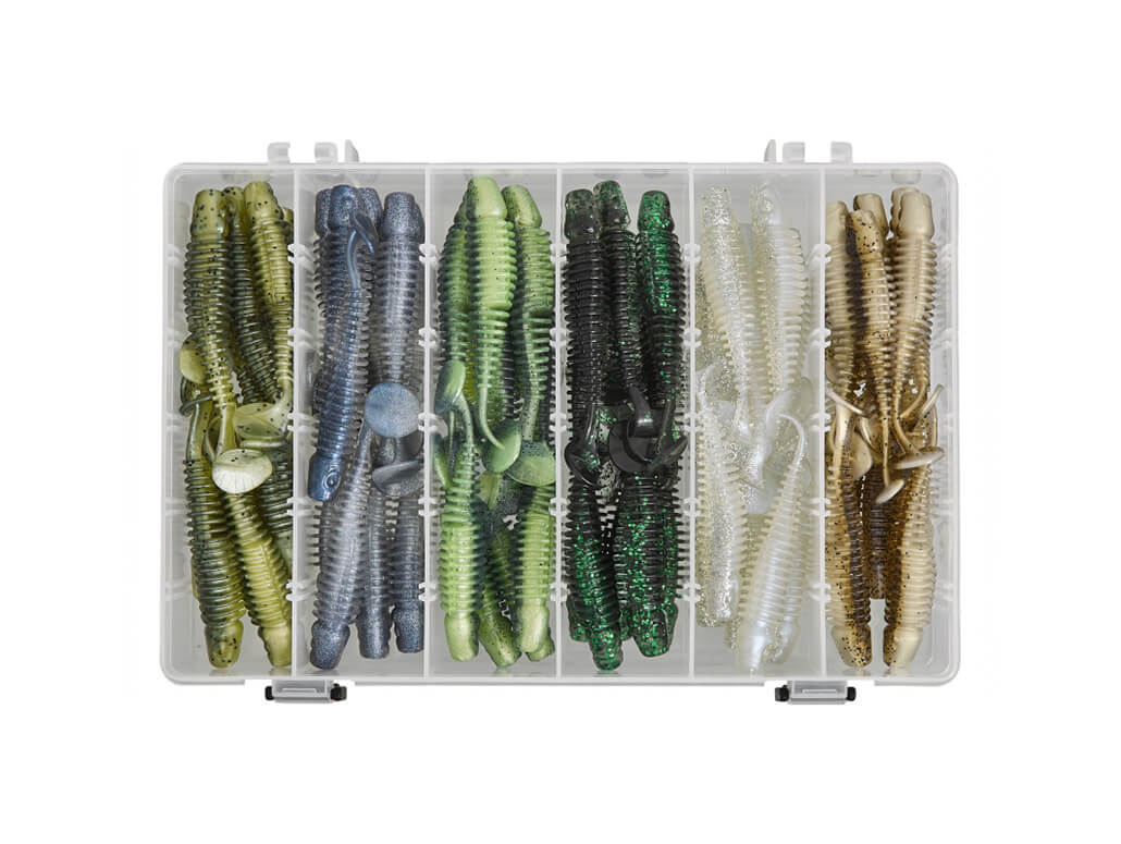 Gummiköder für Spinnangeln und Baitcastenangeln Gunki Tipsy Sxl Clear Water 