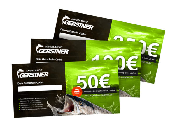 Gutscheine und Geschenkkarten für Angler