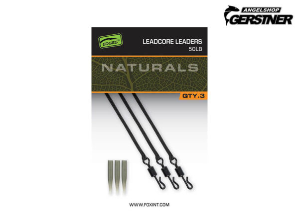 Fox Edges Naturals Leadcore Leaders