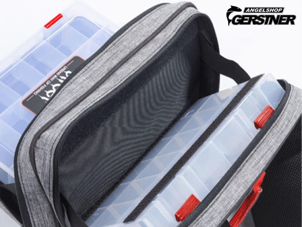 Balzer Shirasu Angelrucksack 49x35x21cm - Profi Angeltasche Mit Boxen